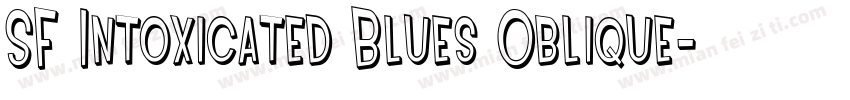 SF Intoxicated Blues Oblique字体转换